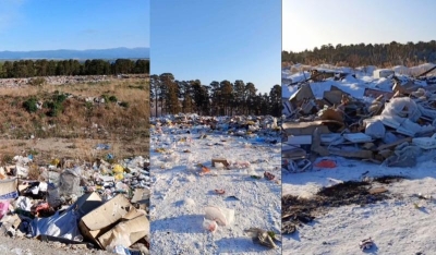 В Бурятии огромная свалка загаживает земли лесного фонда